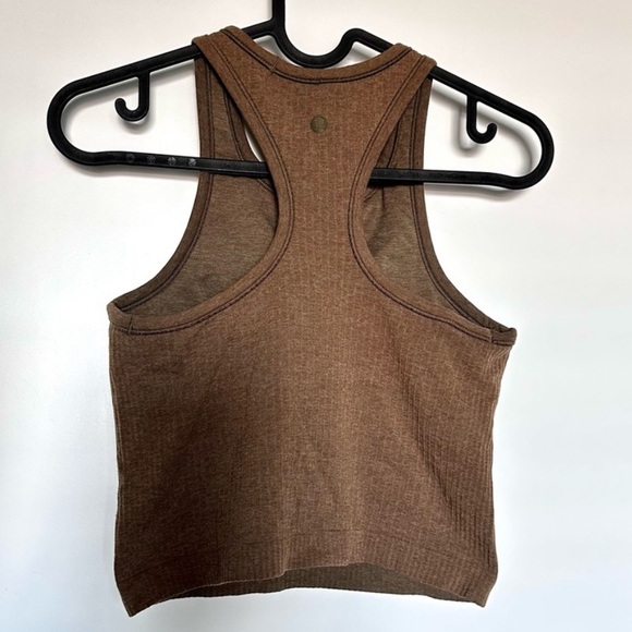 Lululemon Ebb to Street Cropped Racerback Tank Top Light Support, B/C Cup - Picture 2 of 5